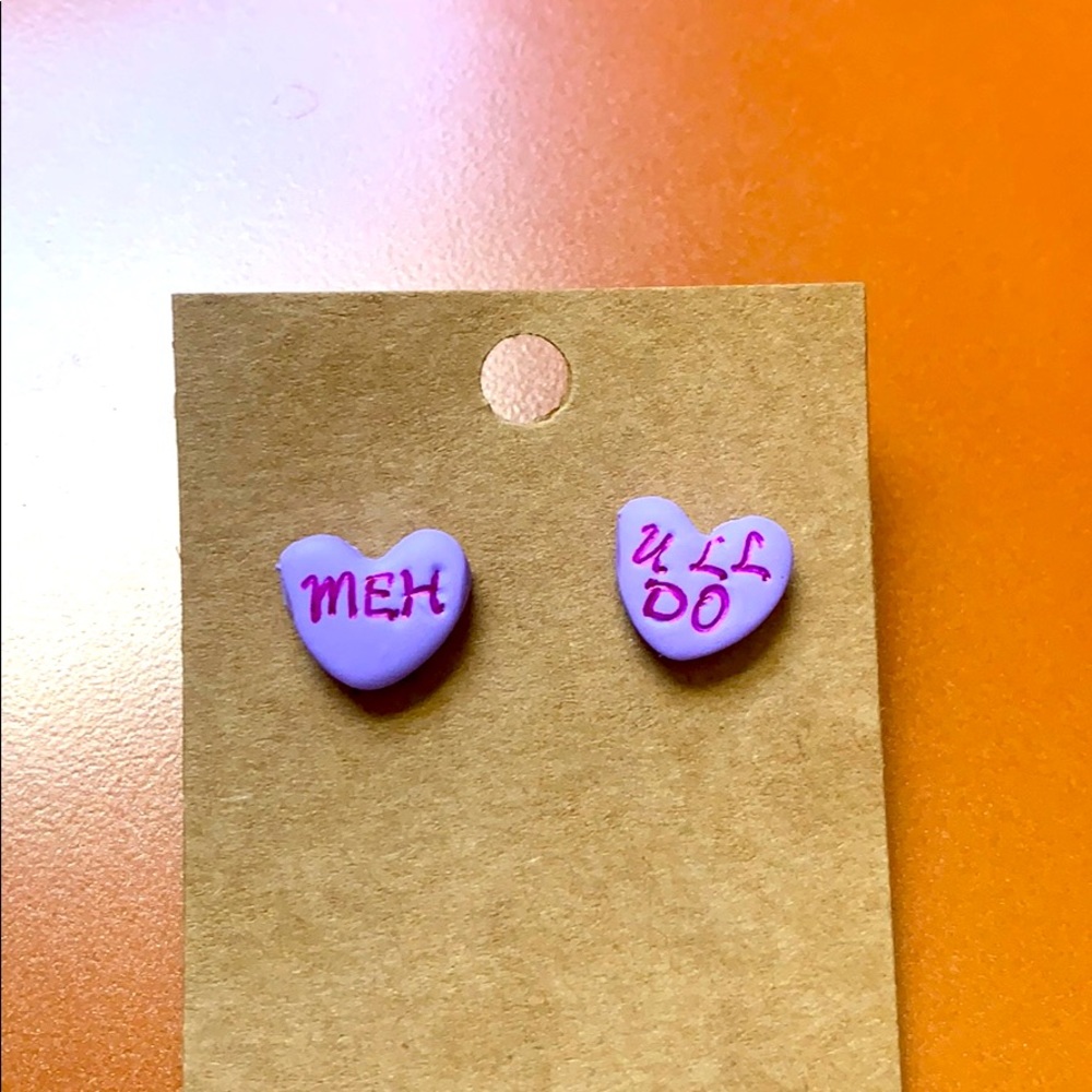 Conversation Heart Earrings